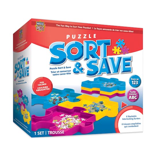 Puzzle Sort & Save By Masterpieces Puzzles | 8" x 8" x 4" | Michaels®